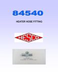 84540 Heater Hose Fitting