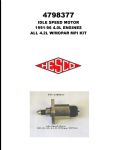 Idle Speed Motor  PN:4798377