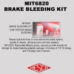Brake Bleeding Kit #MIT6820