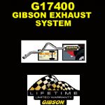 97-00 Wrangler Gibson aluminized system #G17400